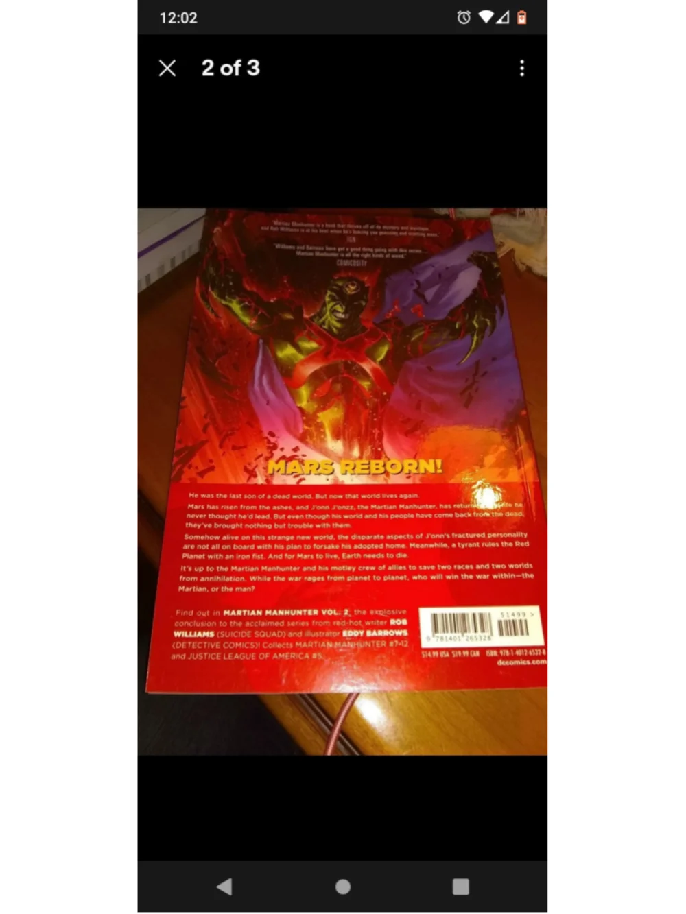 Martian Manhunter Vol 2: Red Rising, Brand New TPB, Marvel Comics DC Comics